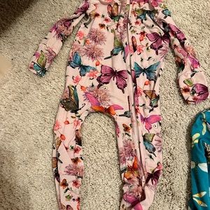Butterfly posh peanut onesie 3-6